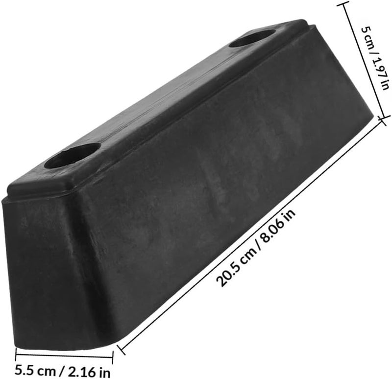 Ciieeo Truck Rear Rubber Bumper Guard 20.5cm, Collision Impact Reduction Protector Pad for Enclosed Trailer Tailgate, Sturdy Rear Bumper Protector for Cargo Truck Exterior Accessories - Image 2