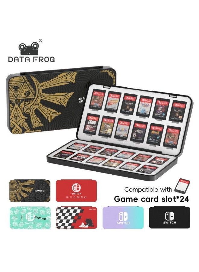 Applicable Switch/Lite/Oled Accessories Magnetic Card Box Nintendo 24-bit Game Portable Storage Box-Color:Color Block  - Image 4