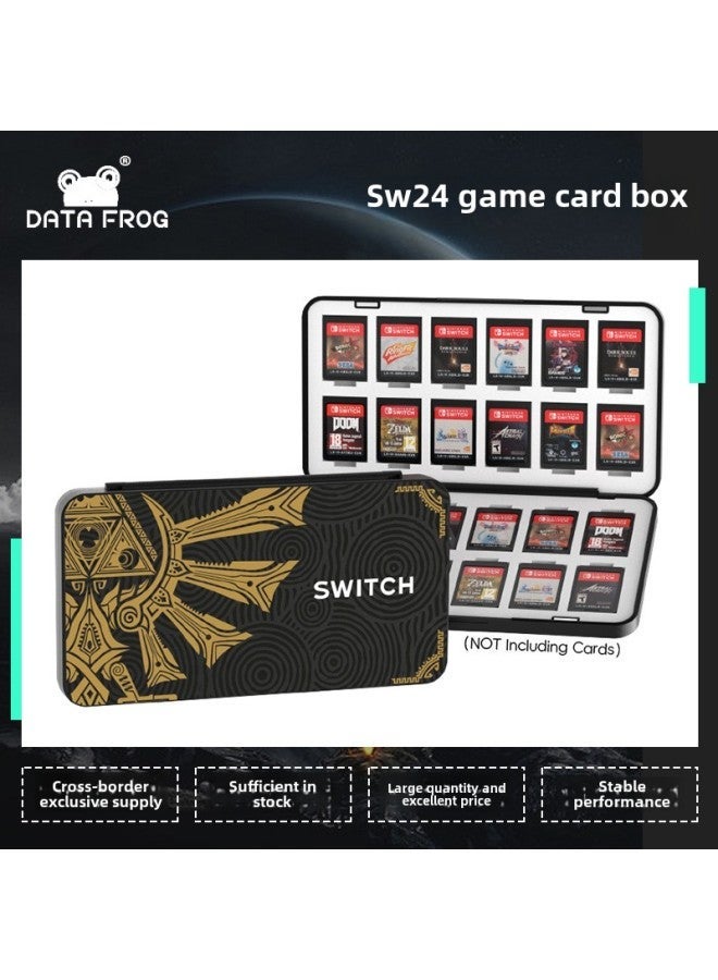 Applicable Switch/Lite/Oled Accessories Magnetic Card Box Nintendo 24-bit Game Portable Storage Box-Color:Color Block  - Image 2