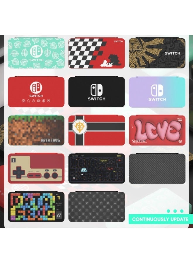Applicable Switch/Lite/Oled Accessories Magnetic Card Box Nintendo 24-bit Game Portable Storage Box-Color:Color Block  - Image 5