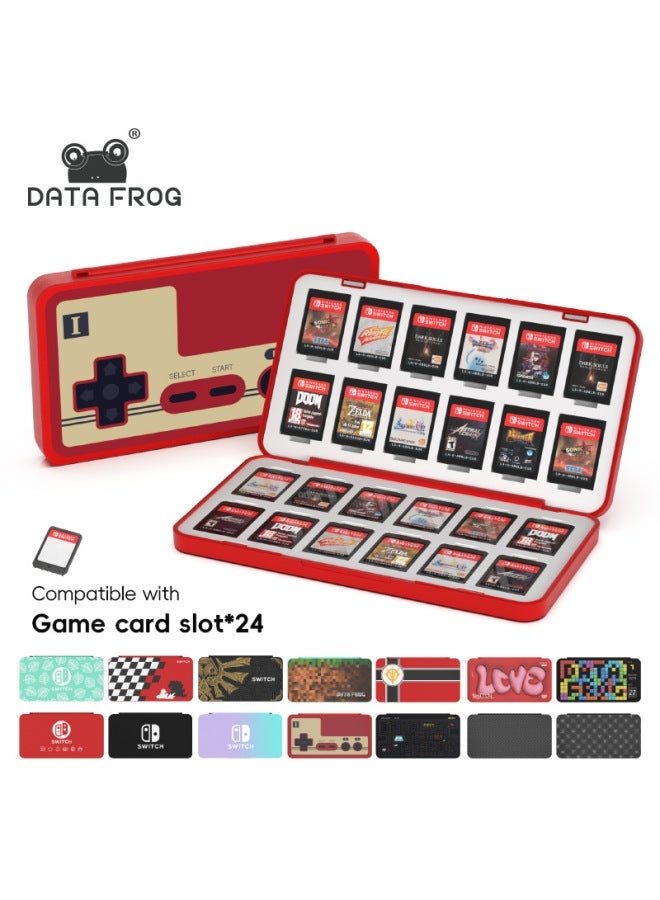 Applicable Switch/Lite/Oled Accessories Magnetic Card Box Nintendo 24-bit Game Portable Storage Box-Color:Color Block  - Image 3
