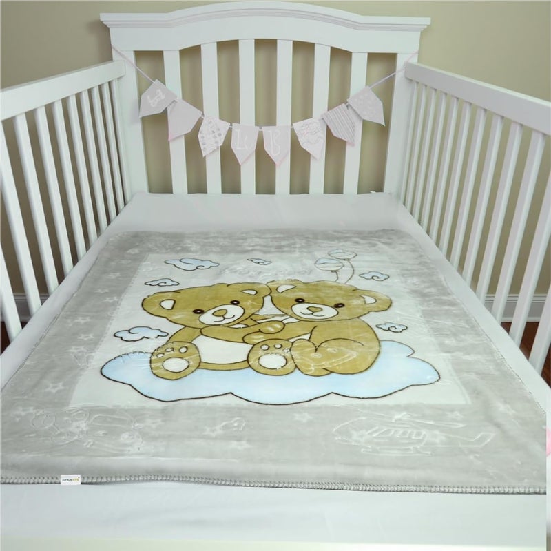 Cotton home بطانية الأطفال الدب الناعمة للغاية من كوتون هوم - Image 4