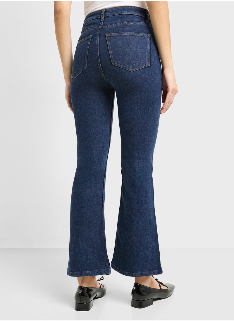 Ginger High Waist Flared Jeans  - Image 3
