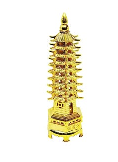 REBUY Metal Feng Shui Golden Education Tower for Students (15.5X5 cm) by REBUY  - Image 3