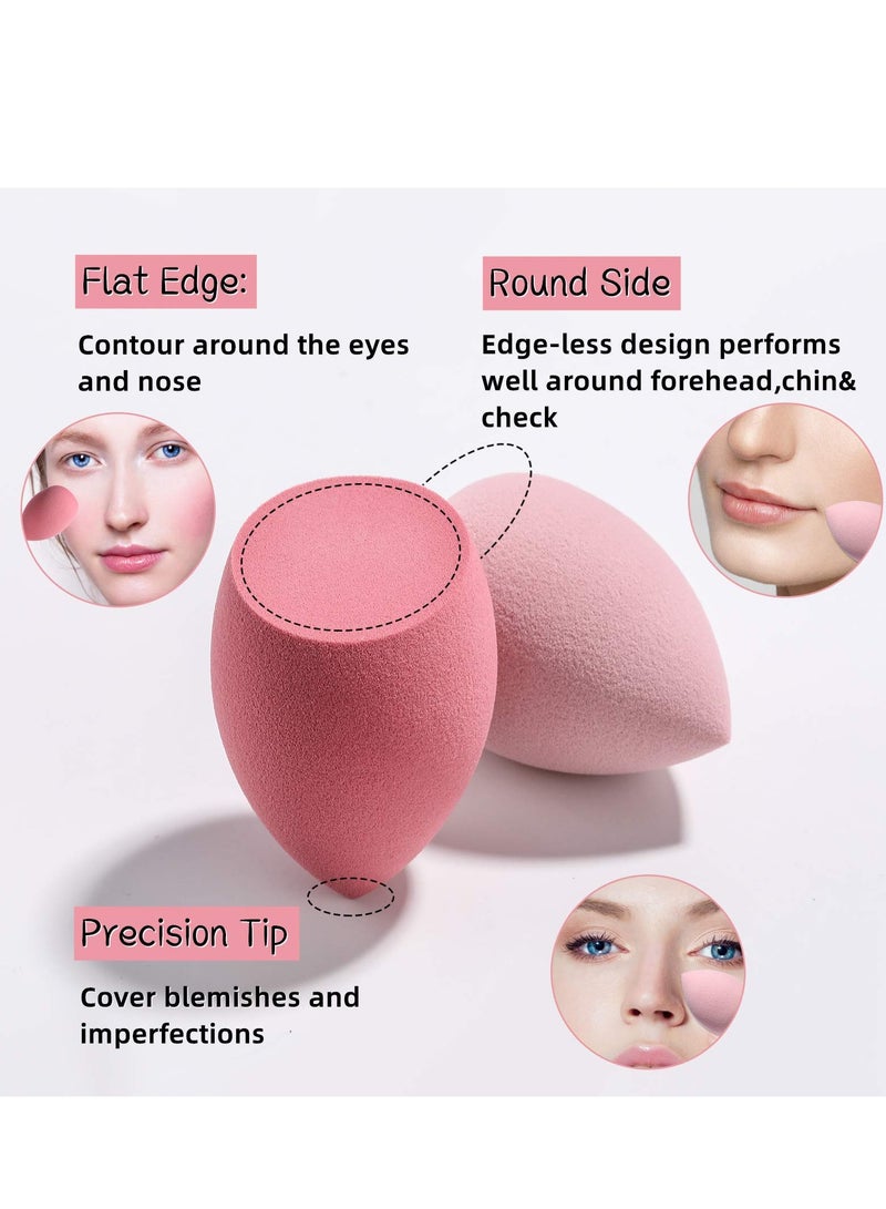 SYOSI 7 pcs Makeup Sponges Set Blender Super Soft Latex Free Makeup Sponges for Foundation Blender Flawless for Creams Powders and Liquids - Image 3