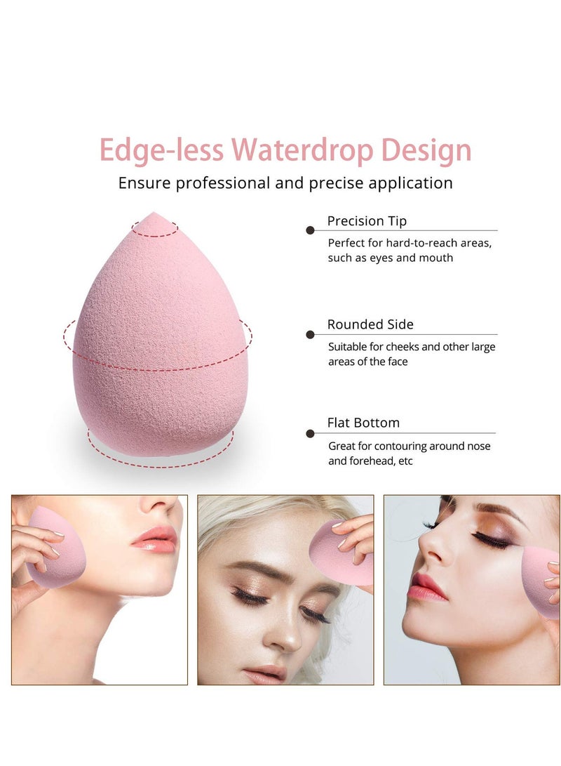 SYOSI 7 pcs Makeup Sponges Set Blender Super Soft Latex Free Makeup Sponges for Foundation Blender Flawless for Creams Powders and Liquids - Image 2
