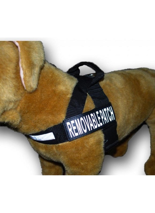 Doggie Stylz - DO NOT PET Nylon Strap Service Dog Harness No Pull Guide Assistance Comes with 2 Reflective DO NOT PET Removable Patches. Please Measure Your Dog Before Ordering. - Image 1