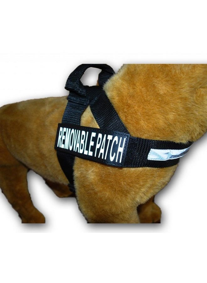 Doggie Stylz - DO NOT PET Nylon Strap Service Dog Harness No Pull Guide Assistance Comes with 2 Reflective DO NOT PET Removable Patches. Please Measure Your Dog Before Ordering. - Image 1