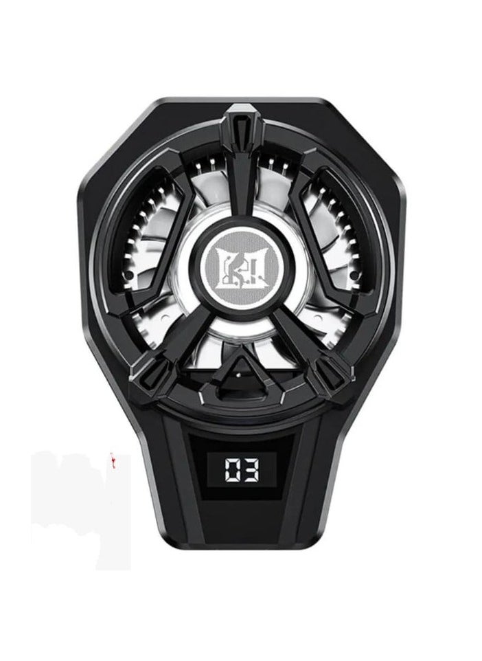 Gravity N7 Mobile Phone Cooler System ‚Äì Ultra-Fast Cooling Fan with Real-Time LED Temperature Display | Quiet, High-Speed Heat Dissipation for Gaming | USB Powered Clip-On Radiator for Android & iOS | Prevents Overheating During Long Gaming Sessions - Image 1