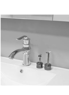 Linkidea Linkidea 2 Pack Safety Razor Stand, Opening Dia 0.7" (18.5mm) Men Shaving Stand for Bathroom Countertop Compatible with Gillette SkinGuard (Dark Grey)  - Image 5