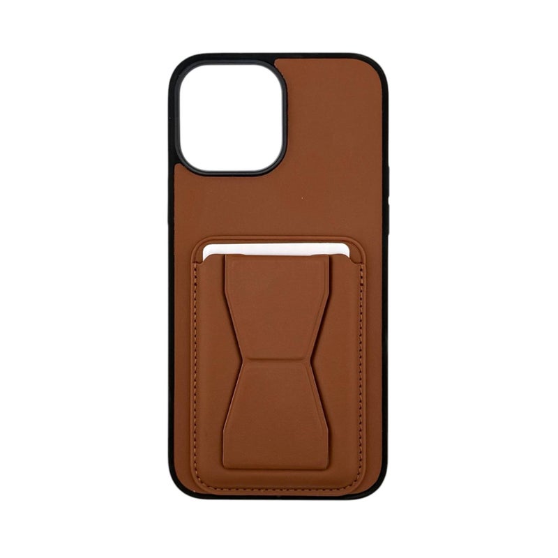 TEXOS CA-04 iPhone Case With Card Holder And Stand For iPhone 11 Pro Max - Vintage Dark Blue - Image 1