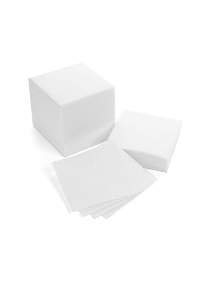 SNH Packing Cocktail Paper Napkins White 2 Ply 23x23 Size - Beverage Bar Napkins Linen Like Square Napkins Eco Friendly & Compostable Everyday Use, Party or Wedding 50 Pieces. - Image 1