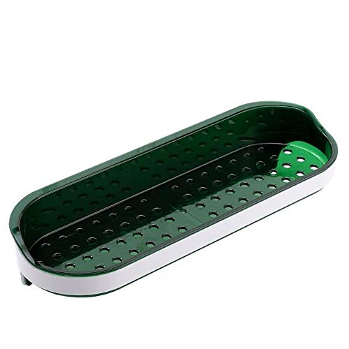 GREEYA Wall Shelf Organizer with Hooks for Hanging Razor Sponge Brush Towel Bathroom Shower Caddy Organizer Adhesive NO Drilling Suitable for Home Kitchen Bathroom - Image 3