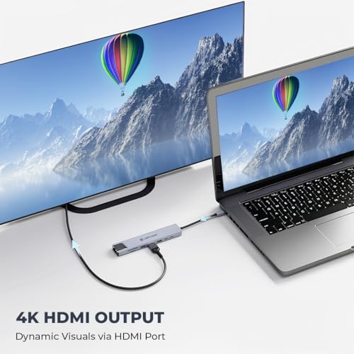 LAPCARE 8-in-1 USB-C Hub Docking Station, 4K HDMI, 87W PD Charging, USB 3.0, Ethernet Port, SD/MicroSD Card Reader, Type-C Multiport Adapter for MacBook, Laptop, iPad Pro - Image 5