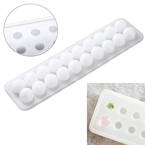 Mayitr Silicone Mold Set Pendant Mold for DIY Necklace Bracelet Jewelry Making Craft - 20 Cavities - Image 3