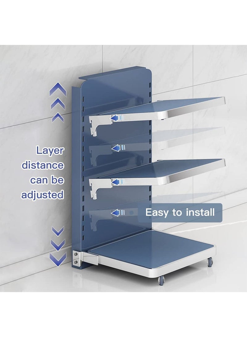 GT-Wheel Pot and Pan Organizer Rack for under Cabinet Adjustable Heavy Duty Metal 4 Tier - Image 3