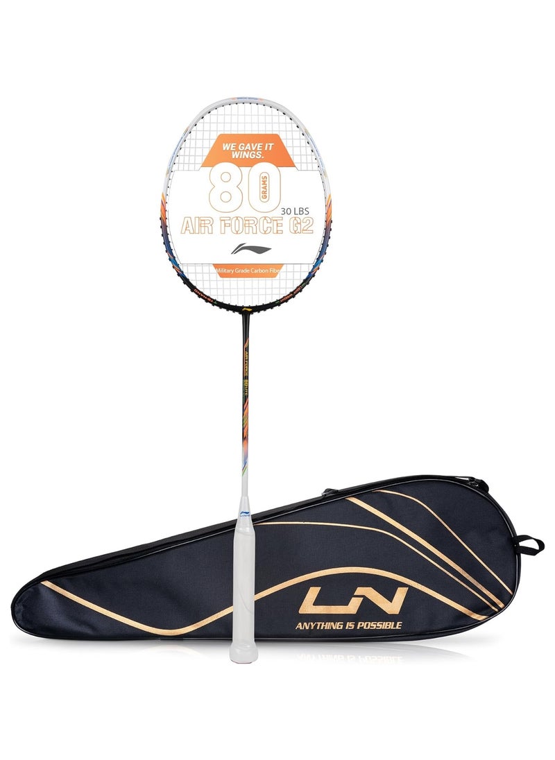 Air Force 80 Lite Carbon Fiber Strung Badminton Racket with Free Full Cover(Pack of 1) - pzsku/Z94183D46102D7FD6ADD7Z/45/_/1708768380/6b6fbb85-1867-4716-951e-b43344522e34