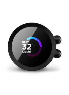 NZXT NZXT 360mm AIO Liquid Cooler with LCD Display and RGB Fans Black - RL-KR360-B1  - Image 3