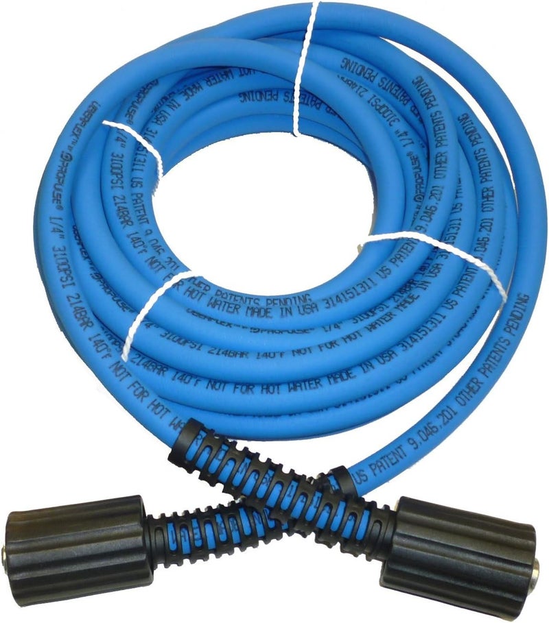 ProPulse UBERFLEX™ Kink Resistant Pressure Washer Hose 1/4", 3,100 PSI with (2) 22MM - Made in USA - (25 Feet) - Image 1