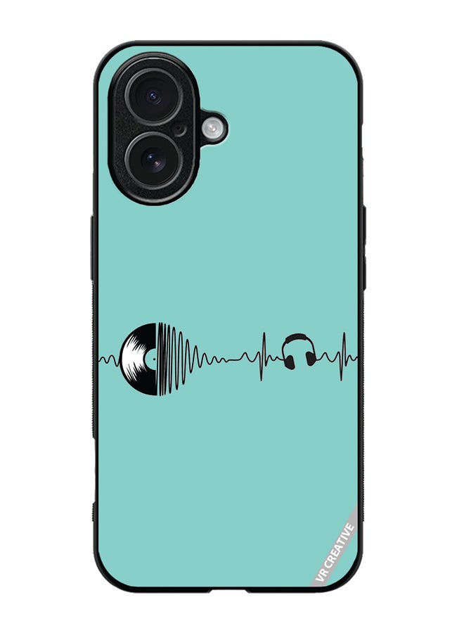 Protective Case Cover For Apple iPhone 17 Music Beats Design Multicolour