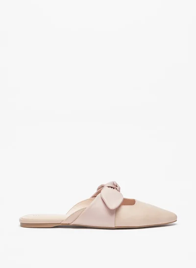 سيليست Women Slip-On Mules With Bow Accent