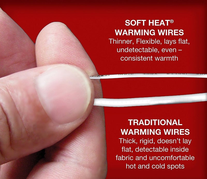 SoftHeat Perfect Fit SoftHeat | Smart Heated Electric Mattress Pad with Safe & Warm Low Voltage Technology, Micro-Plush Top, Twin, White - Image 2