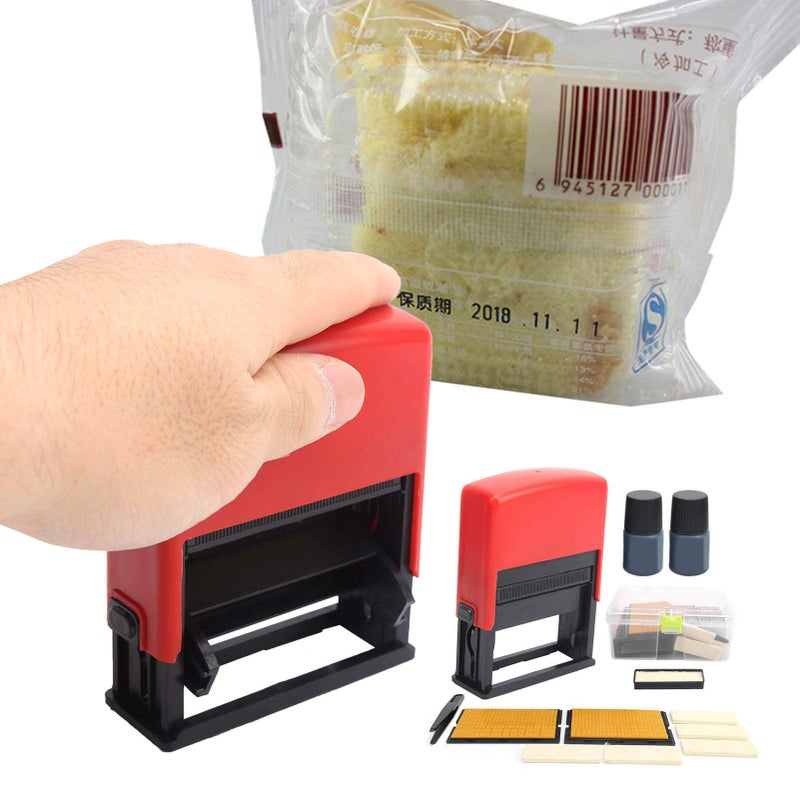Industrial Manual Date Coding Machine For Flat Curved Surfaces With Quick Dry Ink - Image 4