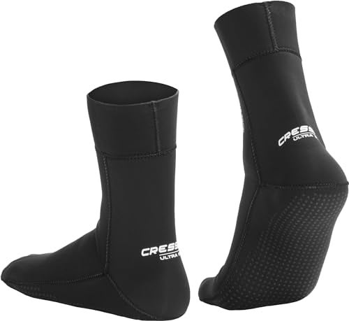 Cressi Ultra Stretch Socks 1.5 mm Diving Socks, Black, M - Image 2