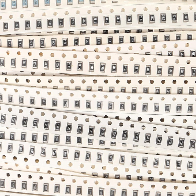 AEDIKO 900pcs 1206 Resistors Kit 36 Value 1206 SMD Capacitor 1206 Chip Resistor Assortment Kit 1% 1/4W 0.25W 1 ohm-10M ohm - Image 2