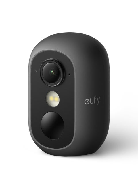 eufy Security eufyCam C35, Wireless Security Camera, Outdoor and Indoor, Magnetic Mount, Colour Night Vision, Subscription-Free On-Device Storage, IP67, Supports Solar Panel, Black