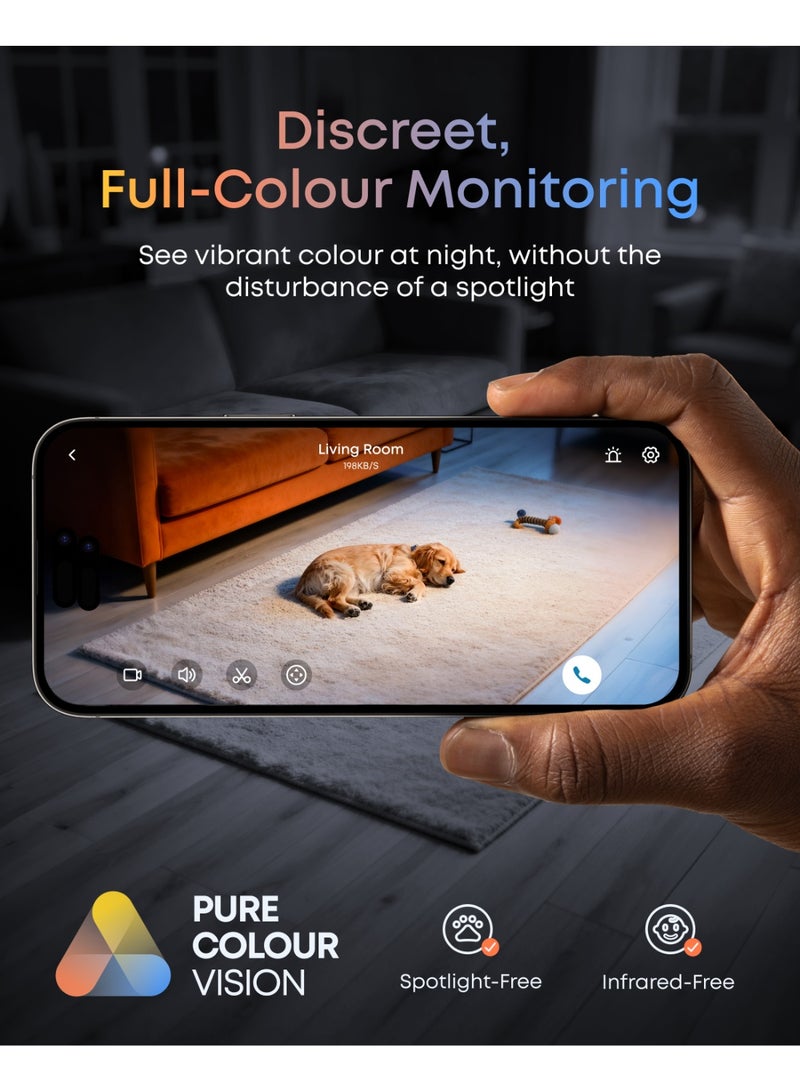 eufy Security eufyCam C35, Wireless Security Camera, Outdoor and Indoor, Magnetic Mount, Colour Night Vision, Subscription-Free On-Device Storage, IP67, Supports Solar Panel, Black - Image 5