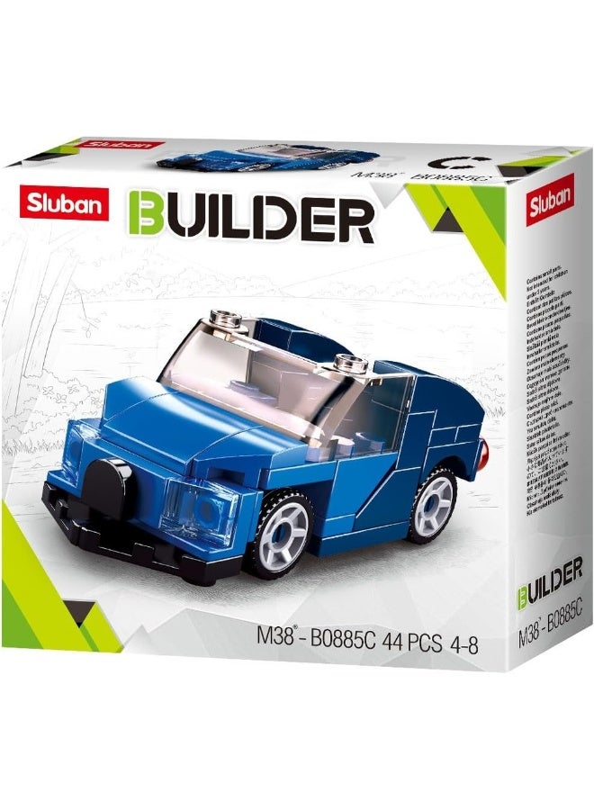 Sluban Sluban - Builder Sports Car Model 3 44 Pieces - M38-B0885C  - Image 1