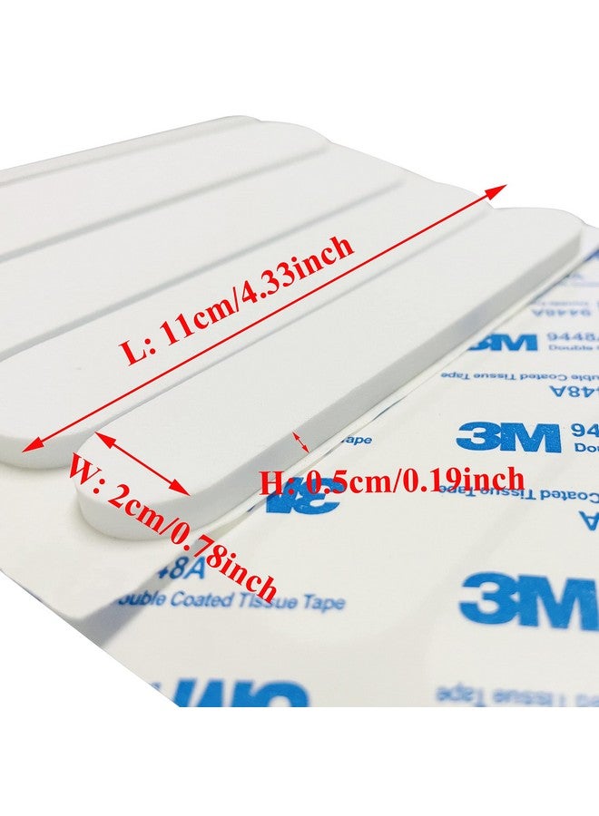 مونوشيف شريط قياس مقاسات القبعات من مونوشيف، 30 قطعة، بطانة إسفنجية لتقليل مقاسات القبعات، شريط لاصق ذاتي للقبعات، عصابة رأس صغيرة باللونين الأسود والأبيض - Image 2