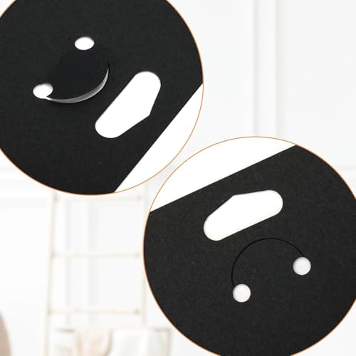 Festiko® Keychain Display Cards (Black A, Pack of 100 Pcs, 4.7"*3.1"), Keyring Display Cards, Jewellery Display Cards - Image 3