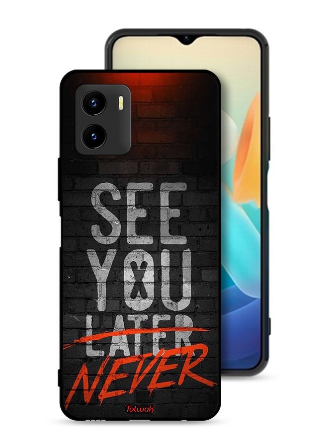 Tolwak Vivo Y15s Protective Case Cover See You Never - Image 1