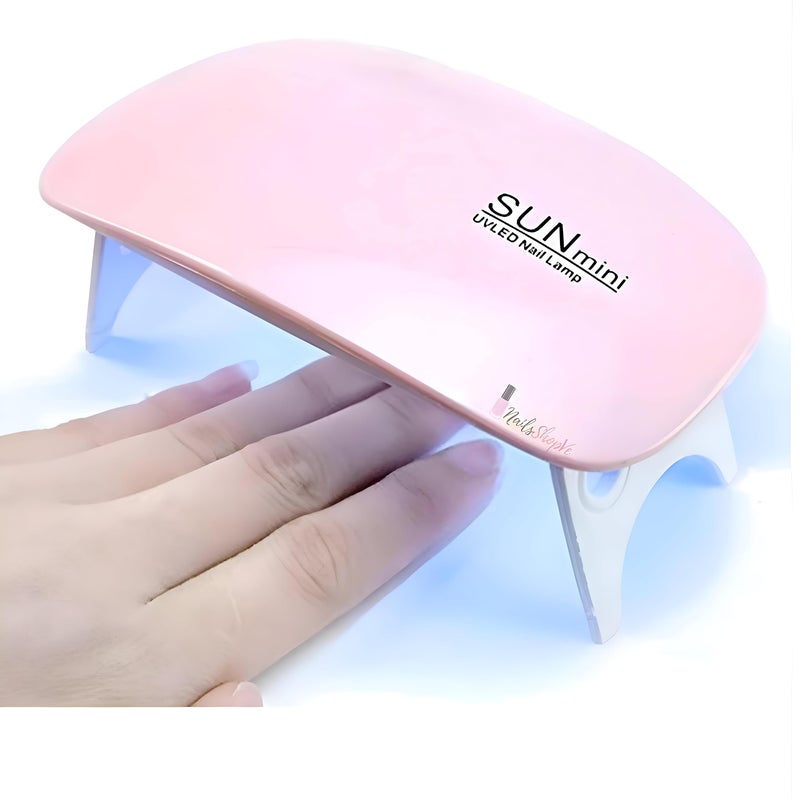 Easy nail polish dryer with adjustable timers (45s/60s) - compact and portable solution for quick and easy drying