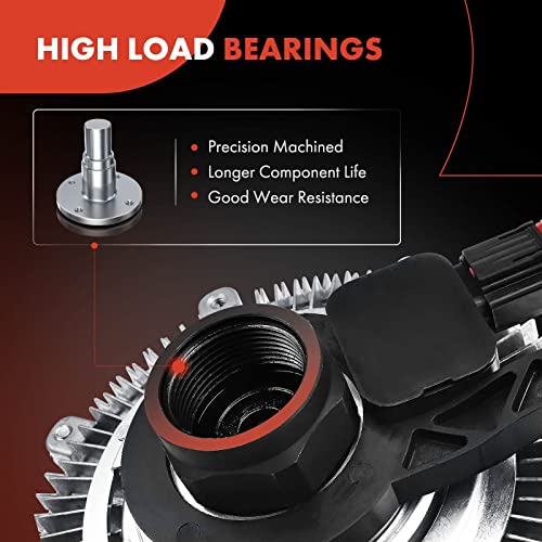 A-Premium Engine Cooling Fan Clutch Compatible with BMW E34 E36 E39 E46 E53 Series 323ci 323i 323is 325Ci 325i 325xi 328i 330ci 330i 525i 525it 528i 530i M3 X5 Z3, Replace# 11527505302, 11521719046 - Image 5