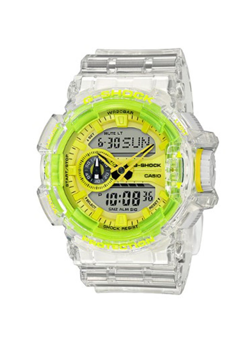 CASIO ساعة يد أنالوج-ديجيتال جاشوك للجنسين GA-400SK-1A9DR - Image 1