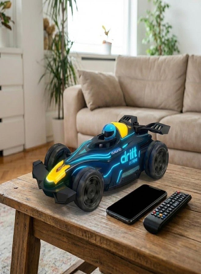 Trocshop 2.4GHz Remote Control Extreme Drift Stunt Car for Boys & Girls | 360 Degree Drift Car, Left & Right Rotation - Multicolor. - Image 4