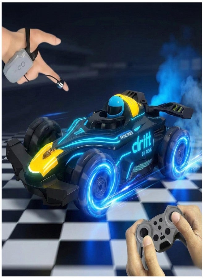 Trocshop 2.4GHz Remote Control Extreme Drift Stunt Car for Boys & Girls | 360 Degree Drift Car, Left & Right Rotation - Multicolor. - Image 1