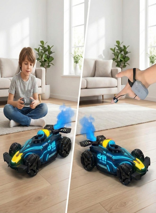 Trocshop 2.4GHz Remote Control Extreme Drift Stunt Car for Boys & Girls | 360 Degree Drift Car, Left & Right Rotation - Multicolor. - Image 5