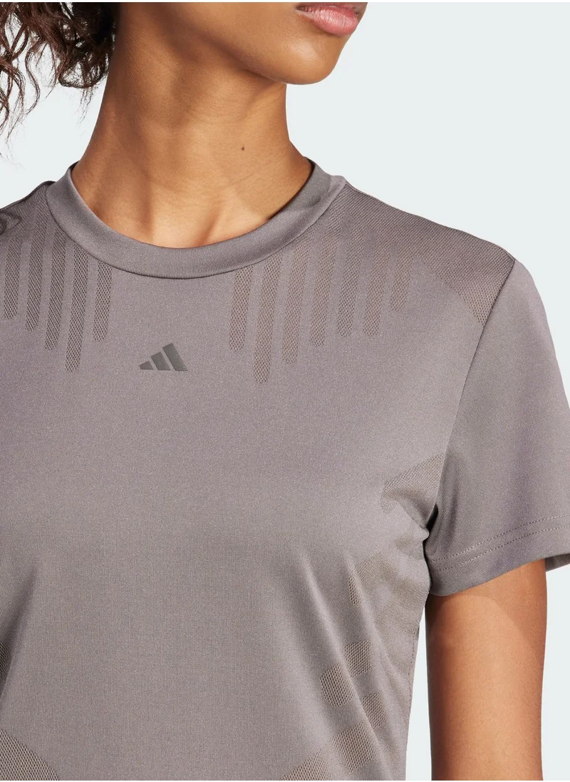 Adidas High Rise Hiit Airchill T-Shirt