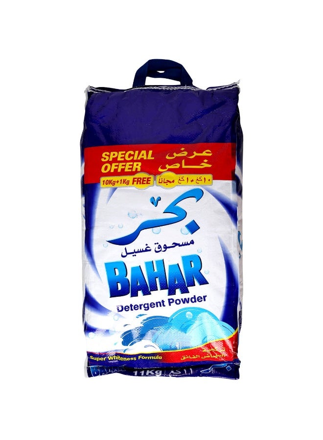 بحر كيس مسحوق غسيل، تنظيف قوي، انتعاش يدوم طويلاً، مناسب لجميع أنواع الغسالات، 10 كجم + 1 كجم مجاناً (إجمالي 11 كجم) - Image 1