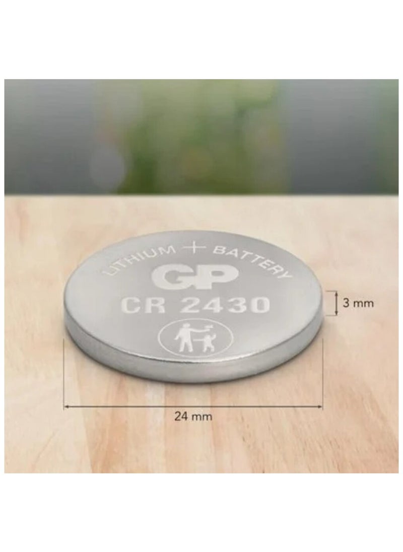 جي بي GP CR2430 Longer Lasting Power 3V Lithium Batteries - 5 Pieces  - Image 3