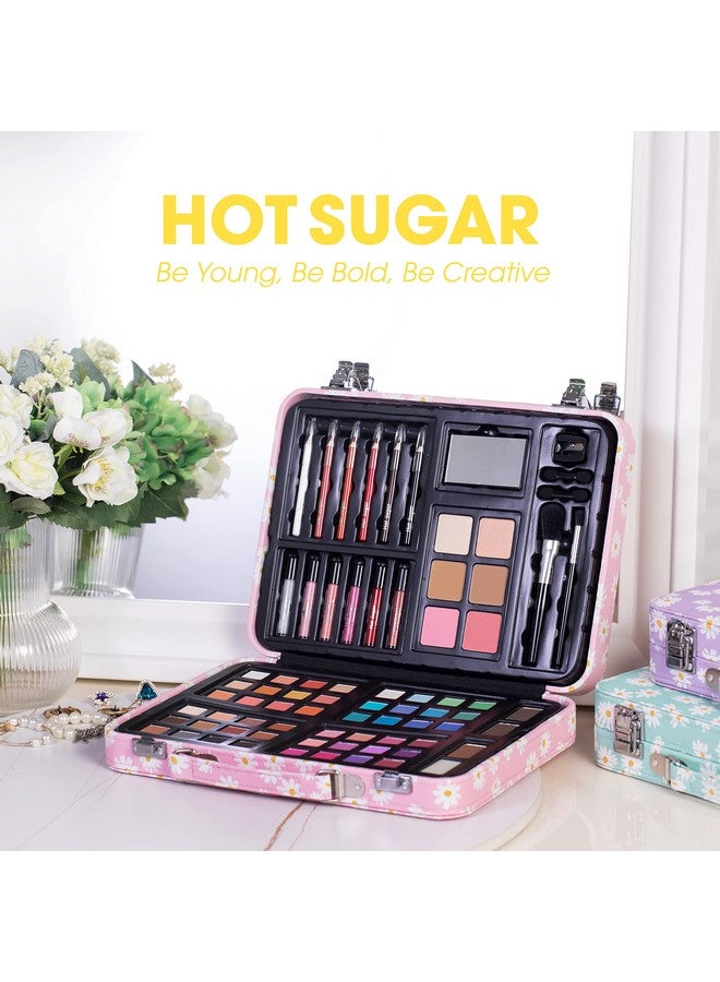 Hot Sugar Makeup Kit for Teenager Girls 10-12, All in One Beginner Makeup Kit for Women Full Kit, Teen makeup kit Cosmetic Gift Set on Birthday Christmas (PINK DAISY) - Image 5