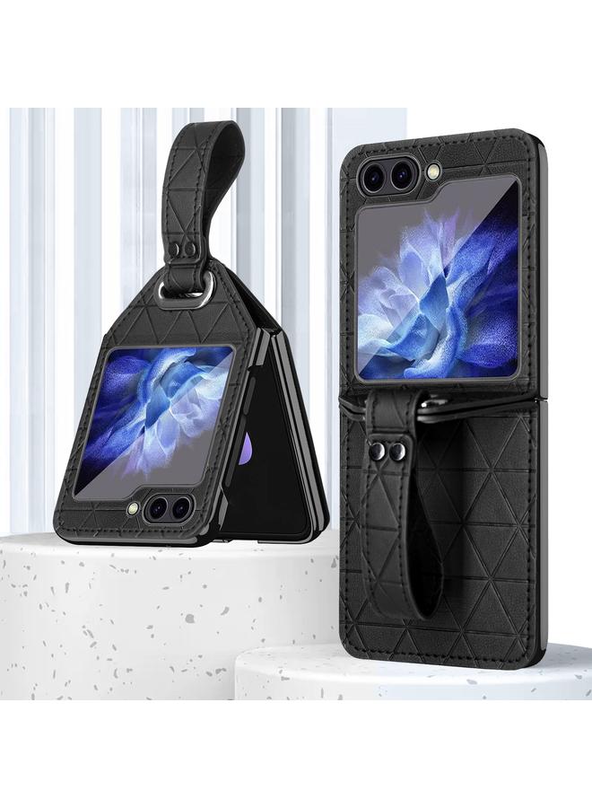 S-TOP Case For Samsung Galaxy Z Flip5 Rocky Series Wristband Holder PC Phone Case - Image 2