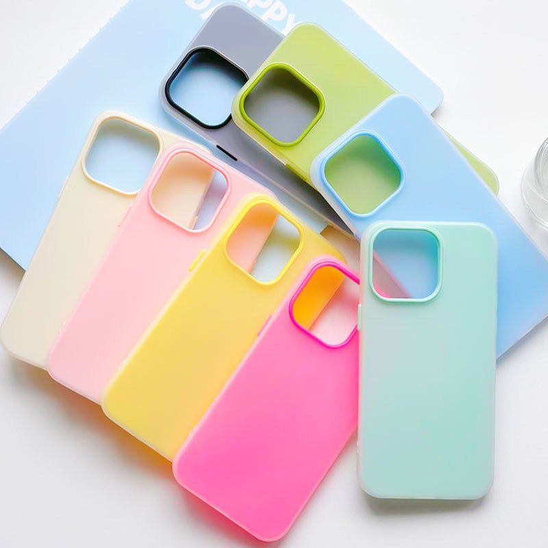 HuHa Protective Cover For iPhone 13 Skin Feeling Jelly Series TPU + PC Full Coverage Phone Case(Black) - Image 2
