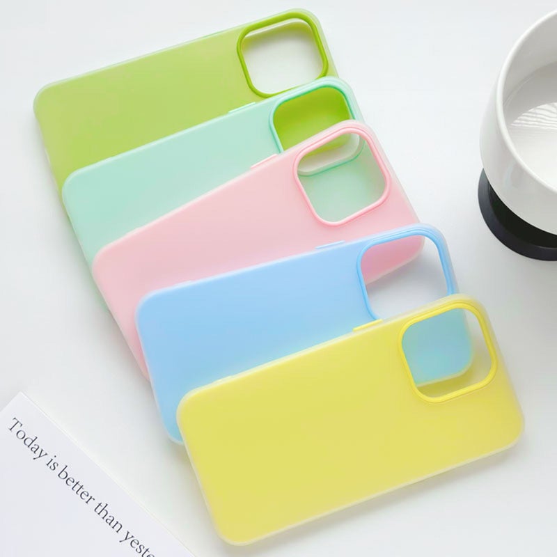 HuHa Protective Cover For iPhone 13 Skin Feeling Jelly Series TPU + PC Full Coverage Phone Case(Black) - Image 3