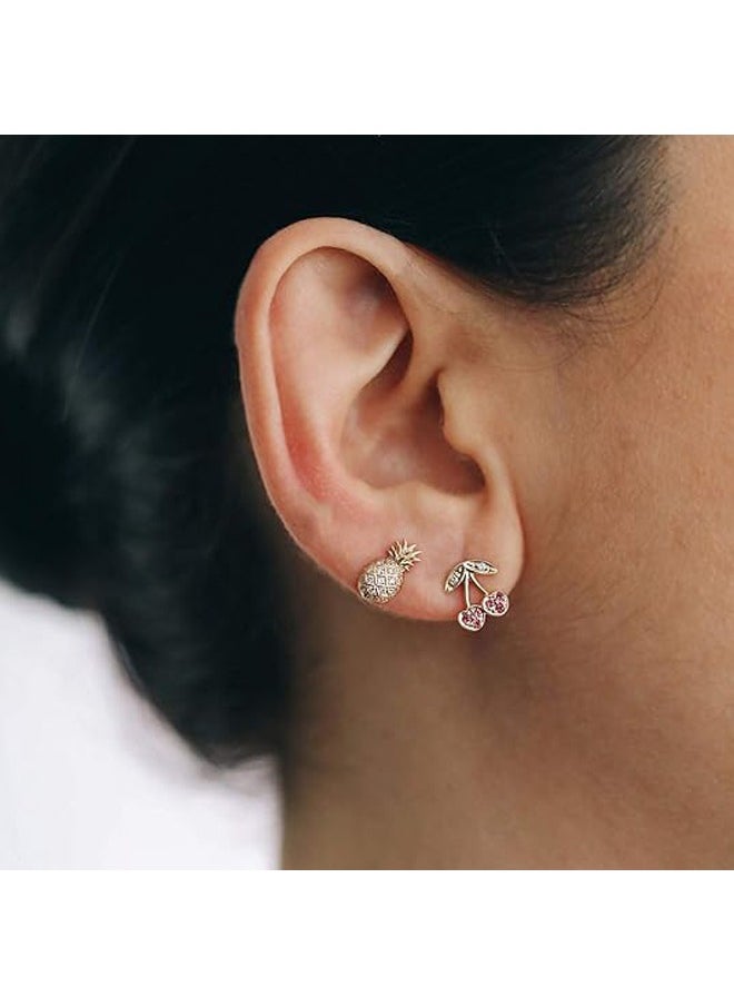 Mevecco - Women Huggie Hoop Earrings Gold Ear Stud Cuff 14K Gold Filled Small Boho Beach Simple Delicate Handmade Hypoallergenic Jewelry Gift - Image 1