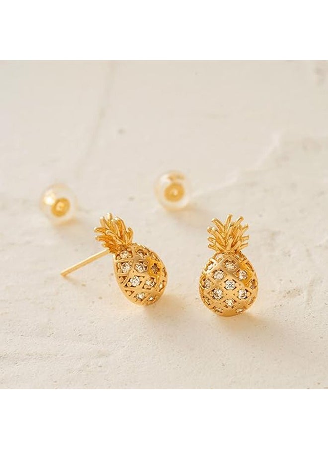 Mevecco - Women Huggie Hoop Earrings Gold Ear Stud Cuff 14K Gold Filled Small Boho Beach Simple Delicate Handmade Hypoallergenic Jewelry Gift - Image 1